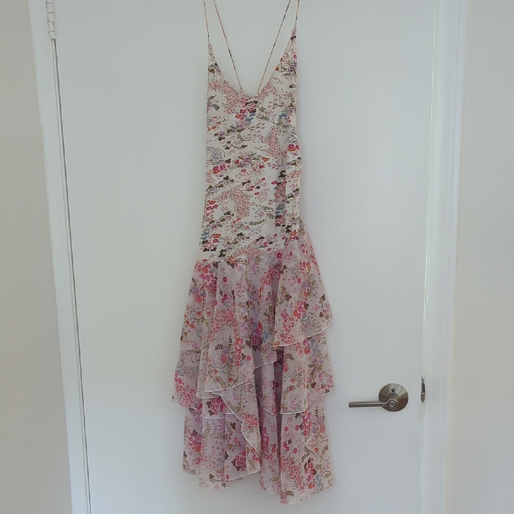 dELiA*s Pink Floral High Low Dress